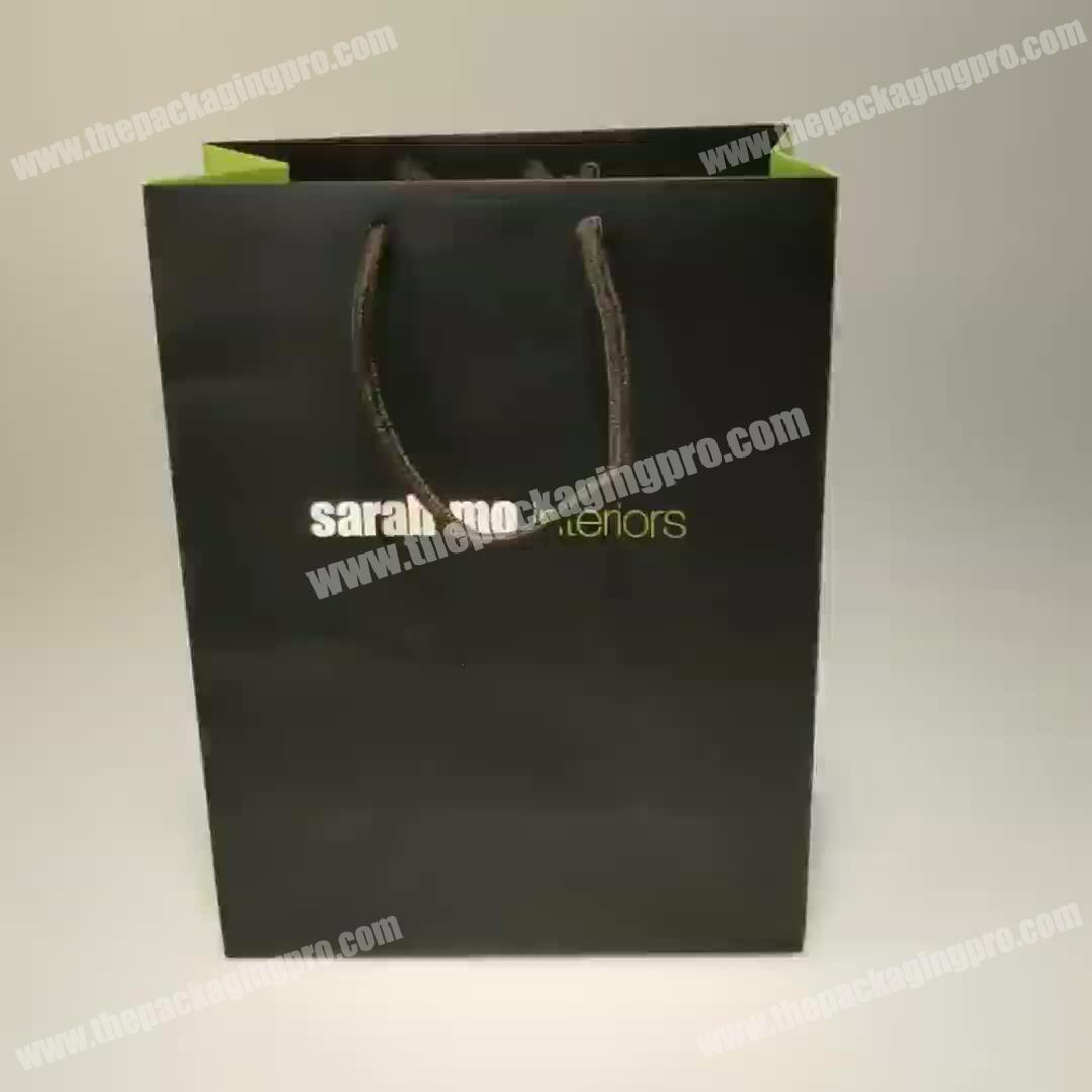 Attractive and Durable Free Sample Custom Paper Shopping Bags with LOGO
