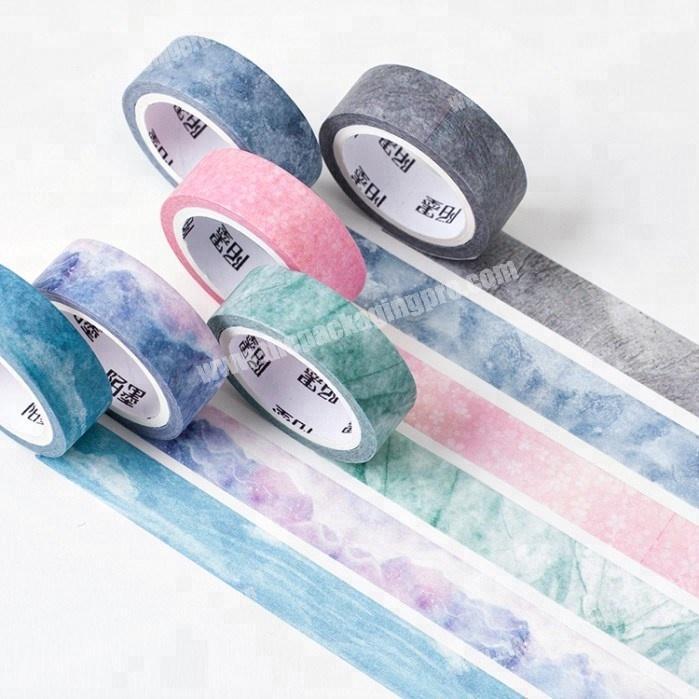 Attractive nature's color customized printed adhesive Japan washi tape paper