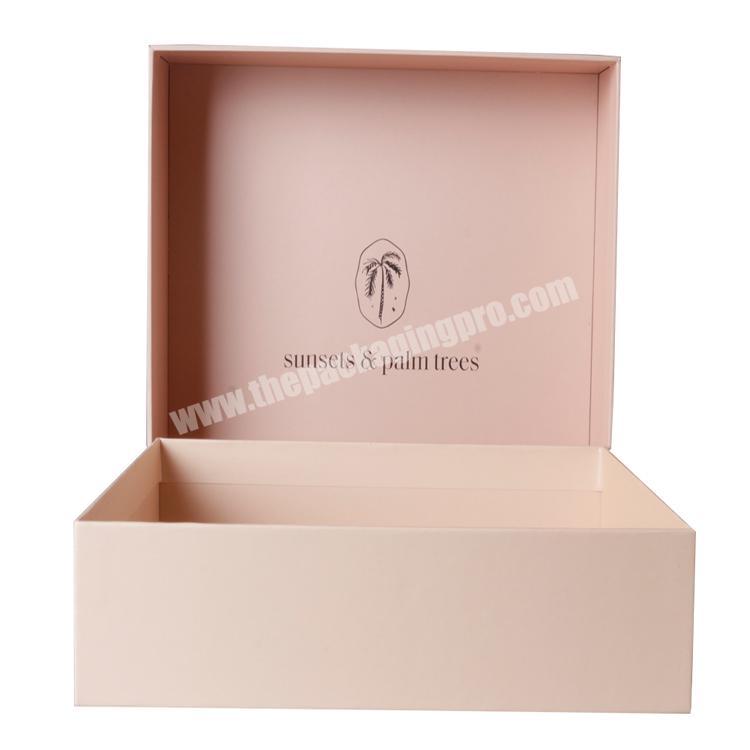 Attractive price custom printing fancy apparel gift packaging box charming lid and base cardboard clothing box for women