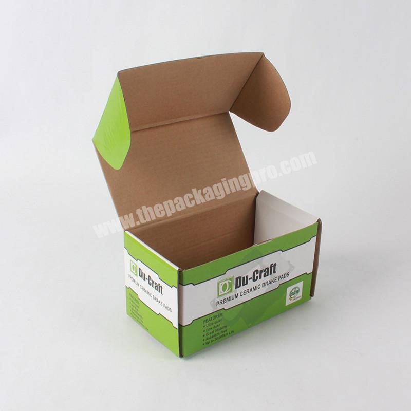 Automatic Folding Flat Shipping Custom Size Corrugated Box With Colorful Printing