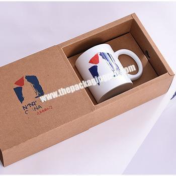 Bamboo Coffee Cup Mug Takeaway Paper  Boxes Custom Cardboard Paper Packaging Box