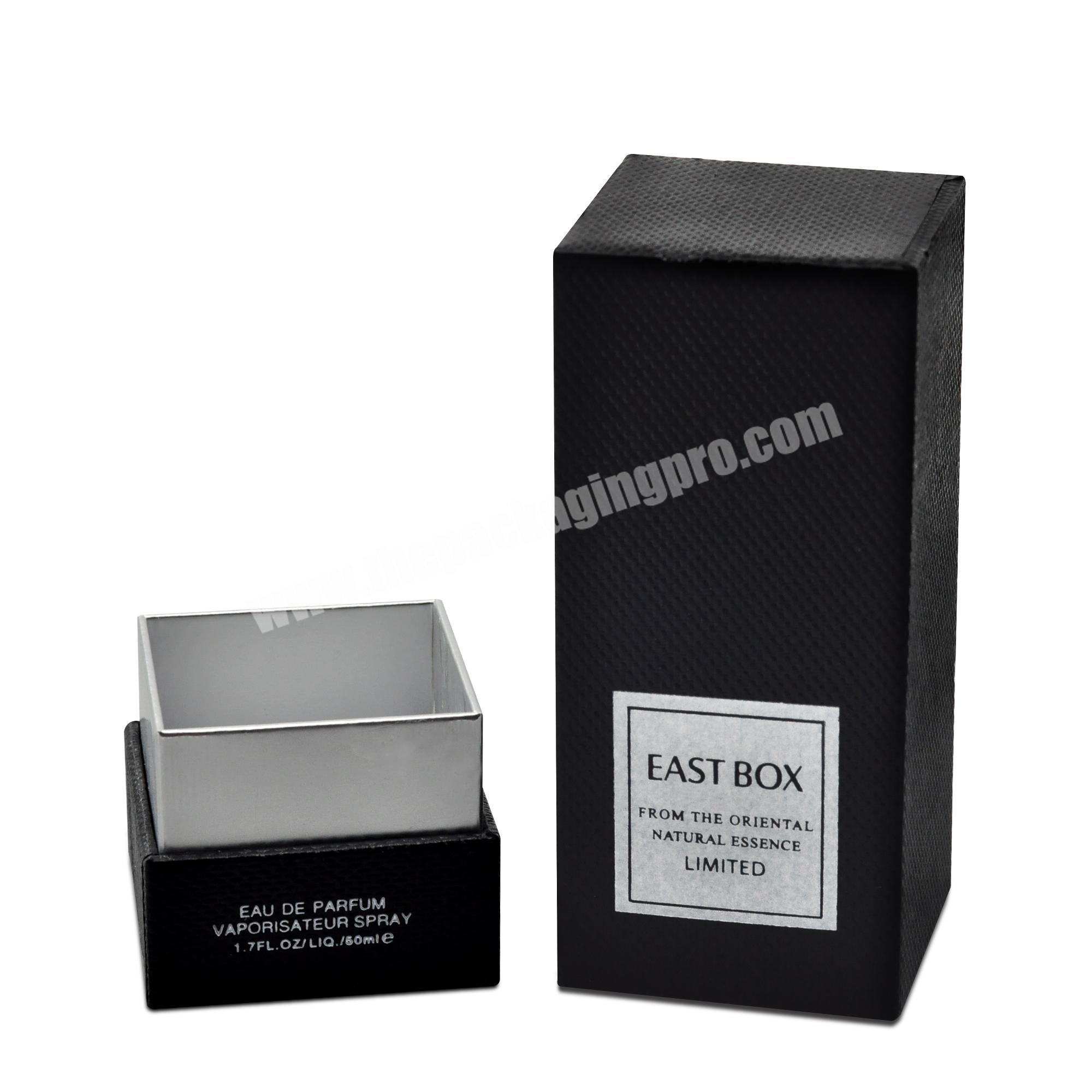 Base black color paper box hardcover paper box special for cosmetic