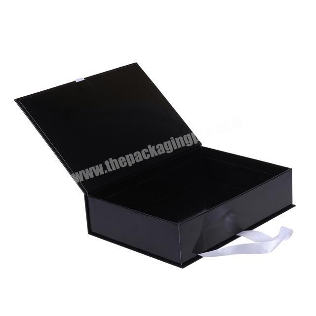 beautiful black packaging custom lingerie boxes design