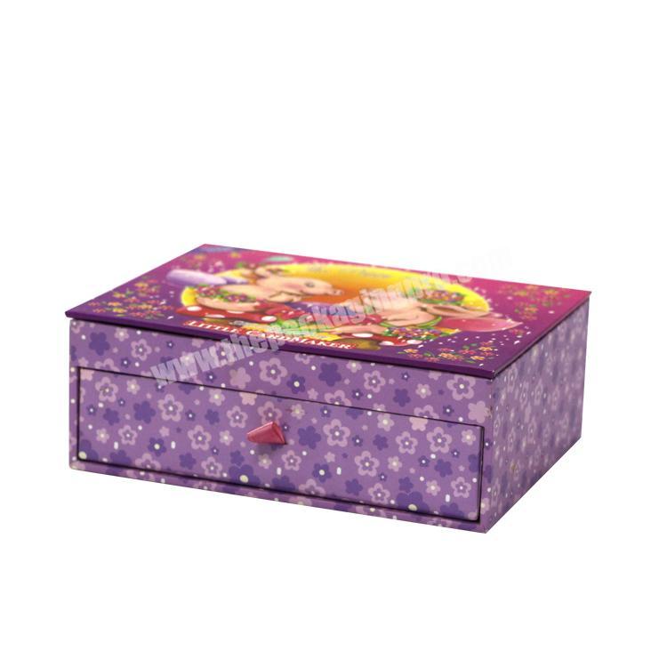 Beautiful Paperboard Stationery Drawer Packaging Box for Kids