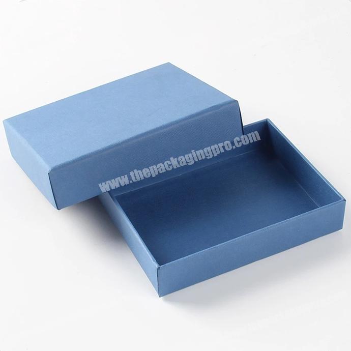 Beautiful square shape plain paper box no logo printing