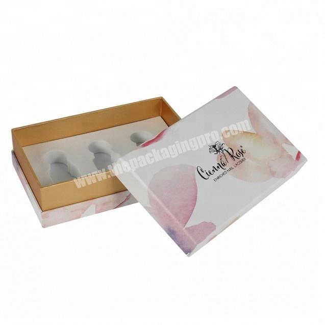 beauty design nail polish bottle packaging gift box