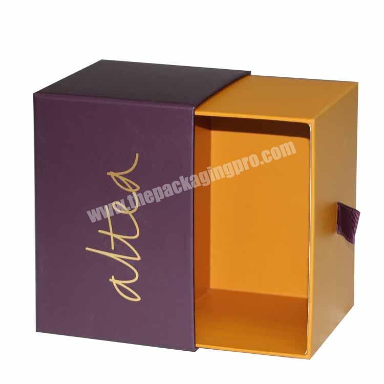 Beauty luxury printing tea drawer box packaging