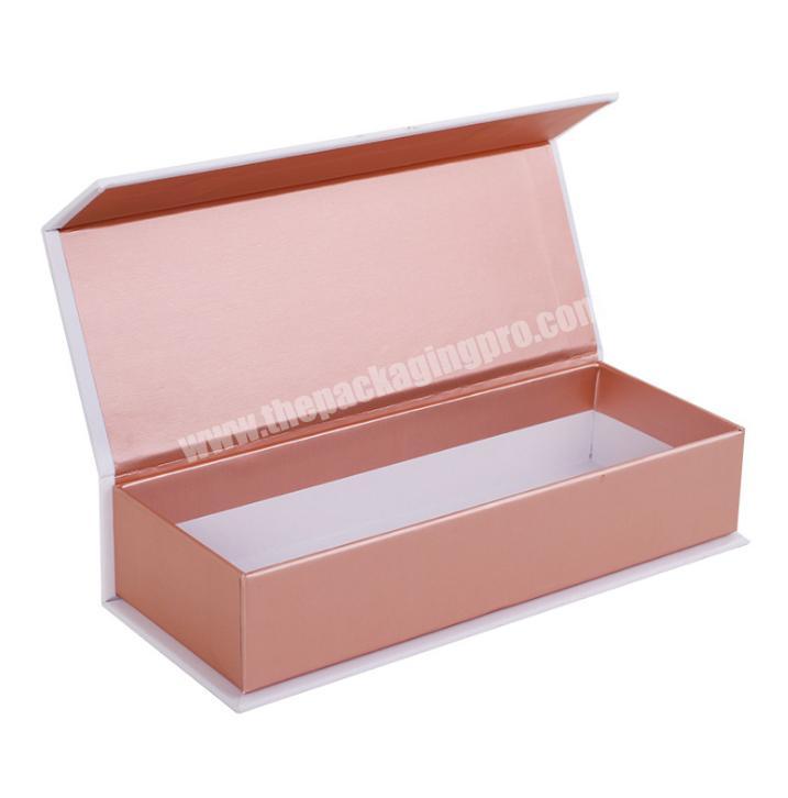 Beauty meter flip book gift box LOGO bronzing paper box