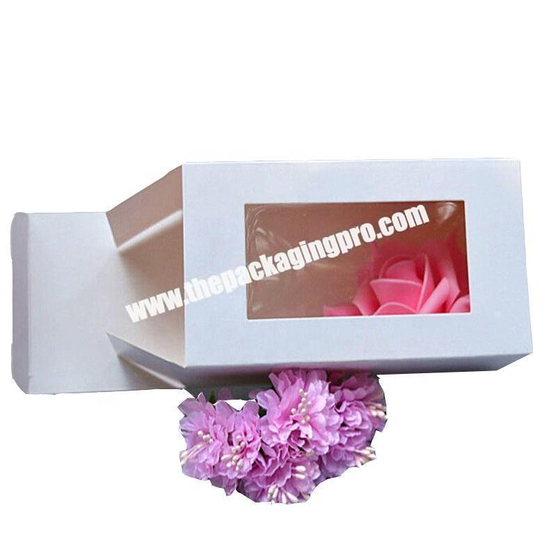 Beauty personal care custom packaging box empty cosmetic box with window