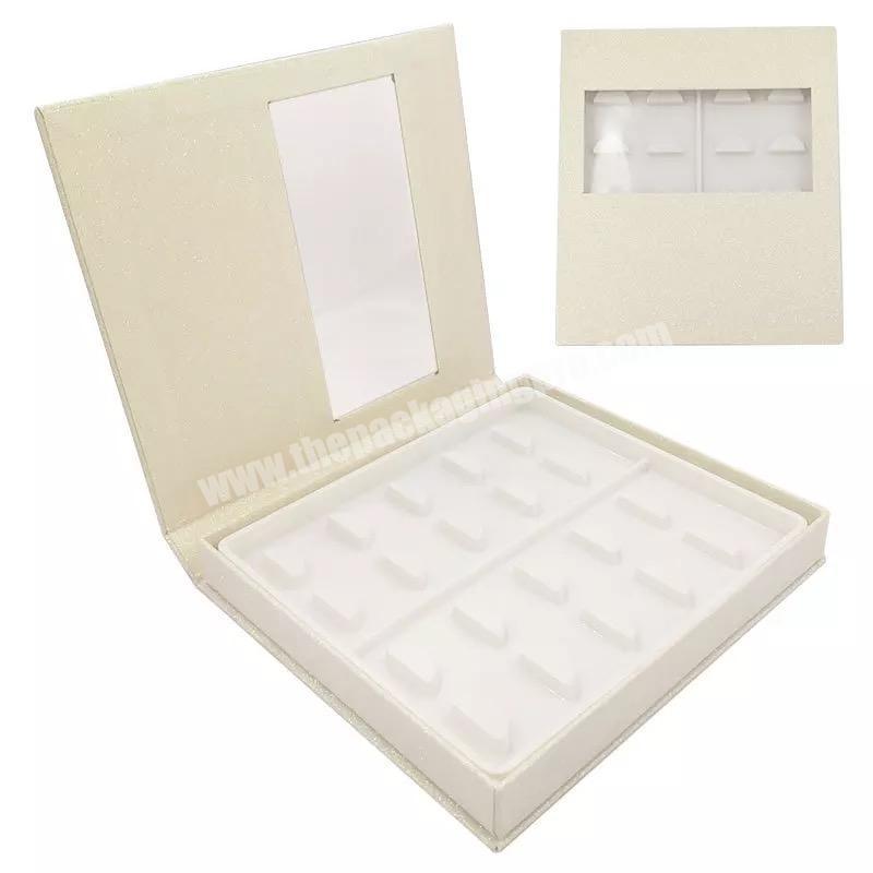 Beheart Customize Private Label Holographic 10 Pairs Eyelash Paper Boxes Packaging Box For Eyelash