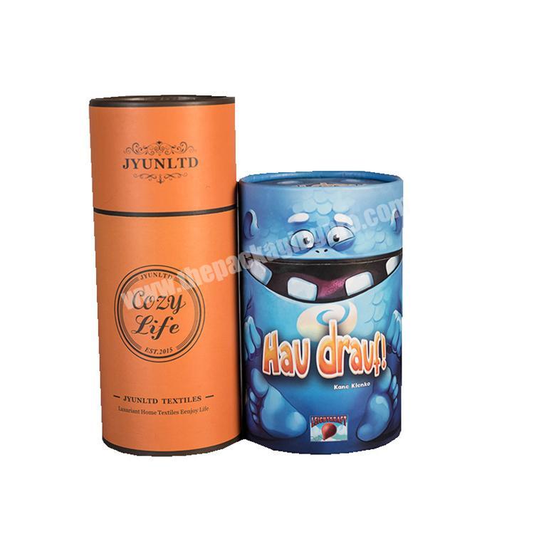 Beheart Factory Customized Environmental Degradation High Grade Tea Coffee Candy Paper Can Empty Cylinder Tube Box Packaging