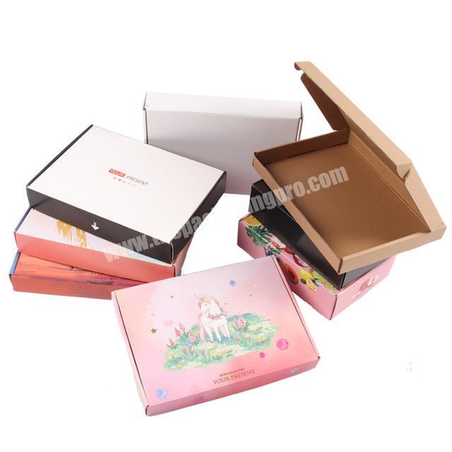 Beheart Fujian Custom Production Various Mailing Color Boxes Cardboard Corrugated Flip Top Box