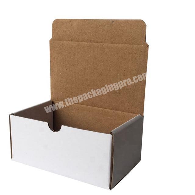 Beheart Wholesale Print Logo Kraft Paper Cardboard 8 X 6 X 4 Custom Logo Foldable Corrugated Packaging Box