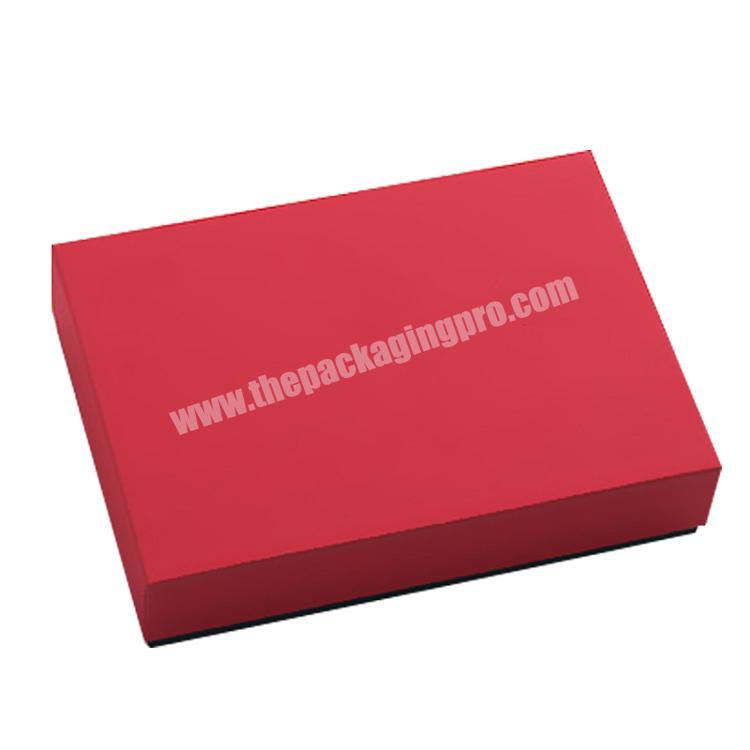 Bespoke Paper Cardboard Customer Design Logo Full Color Two Piece Clothing Garments Packaging Gift Boxes