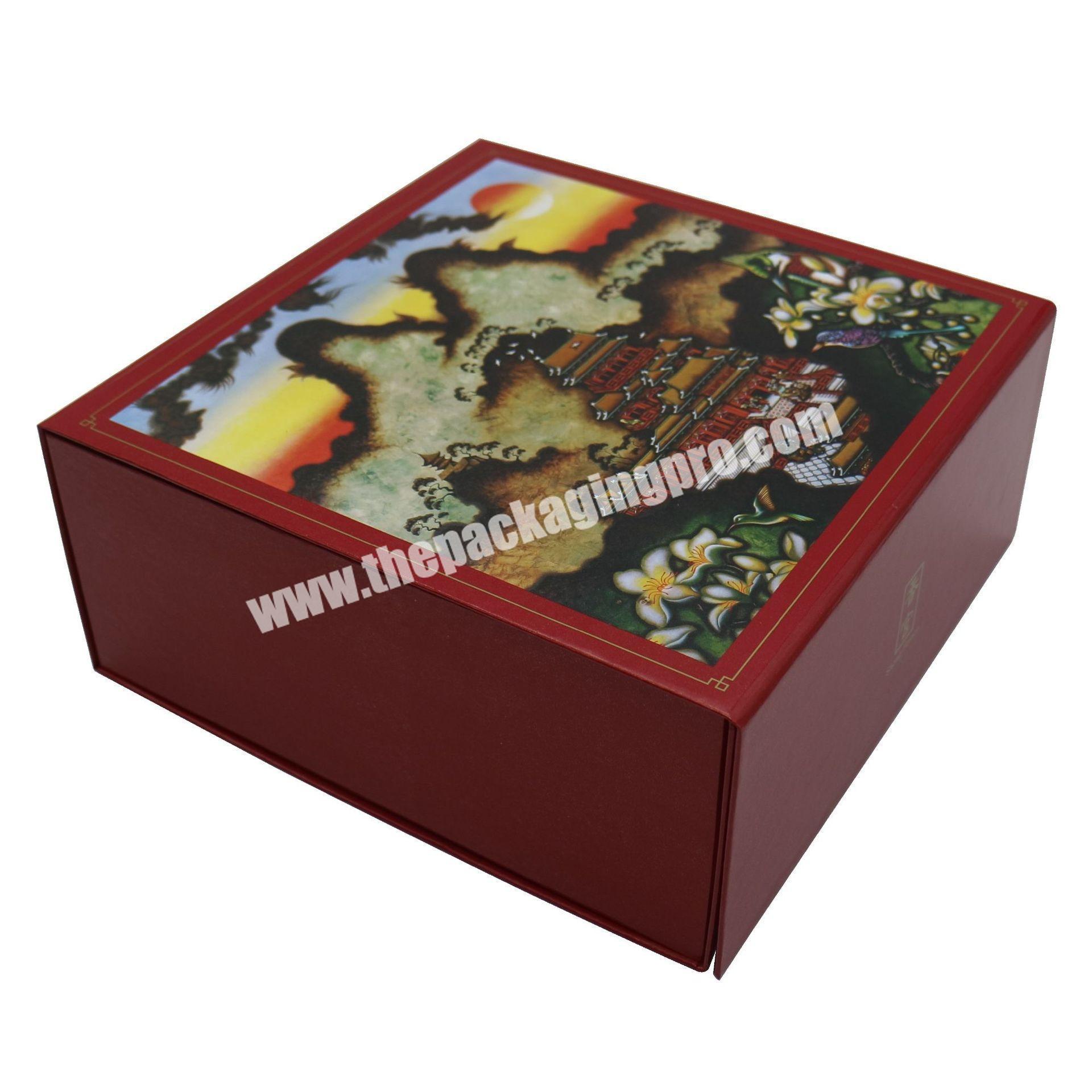bespoke paper foldable luxury brand packaging custom gift box magnetic with logo