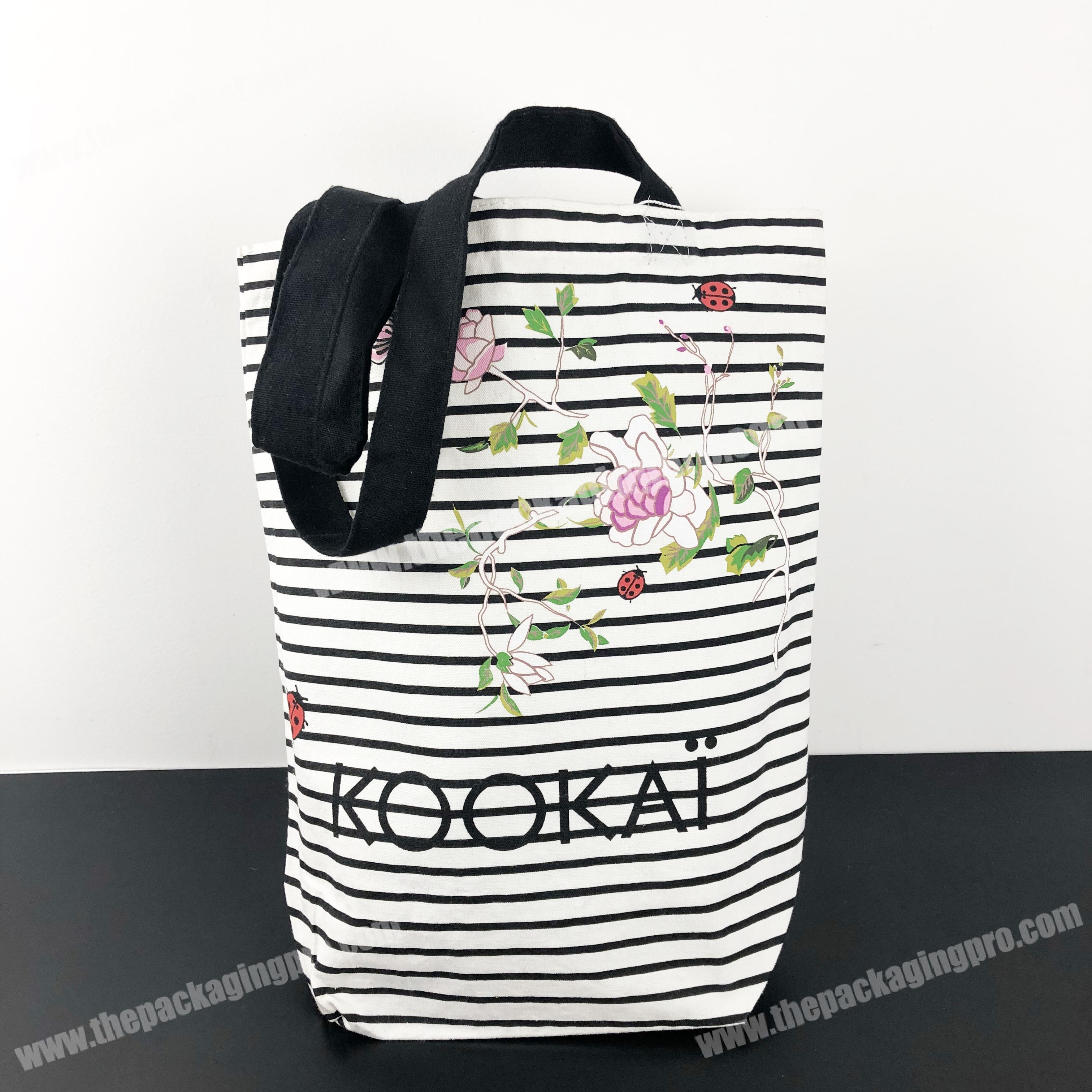 Best design fancy cotton bag custom logo bag