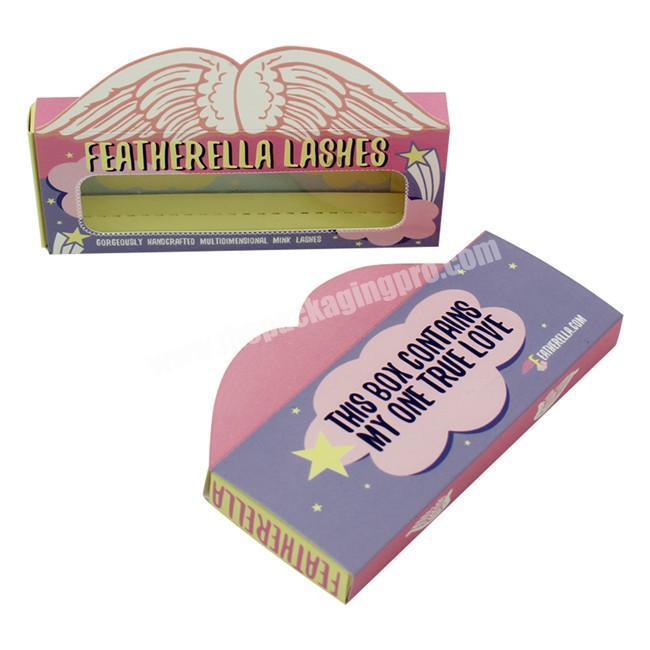 Best False Eyelashes Packaging Paper Box,Cosmetic Box With Clear Window