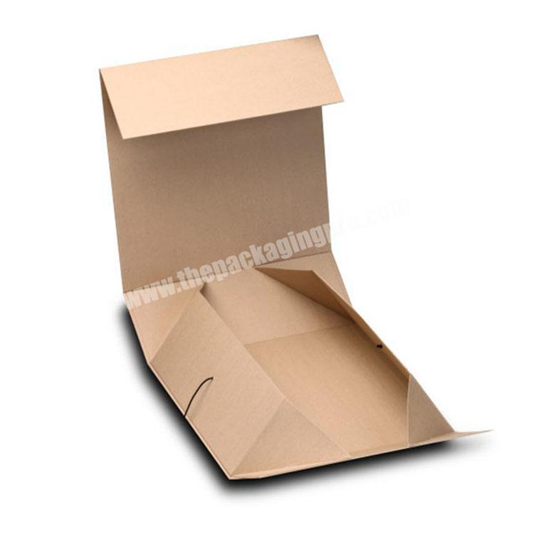 Best quality foldable gift luxury ribbon cardboard magazine holder card paper socks packaging box