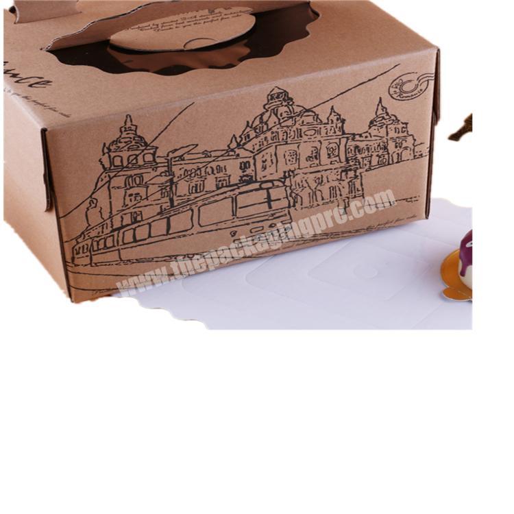 Best quality food carton box cake paper box