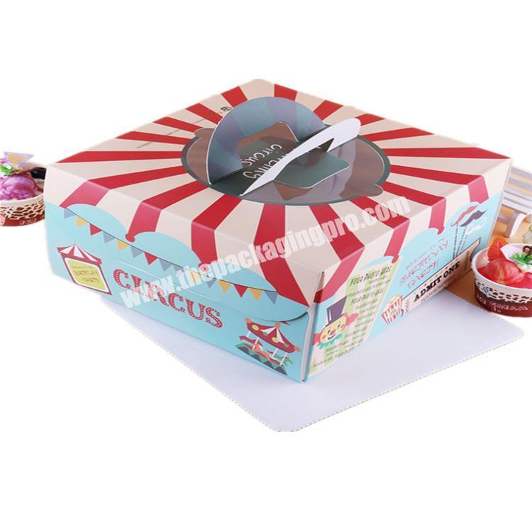Best quality food paper box wedding cake box designs
