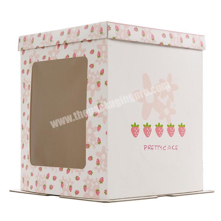 Best quality food storage box plastic cake box