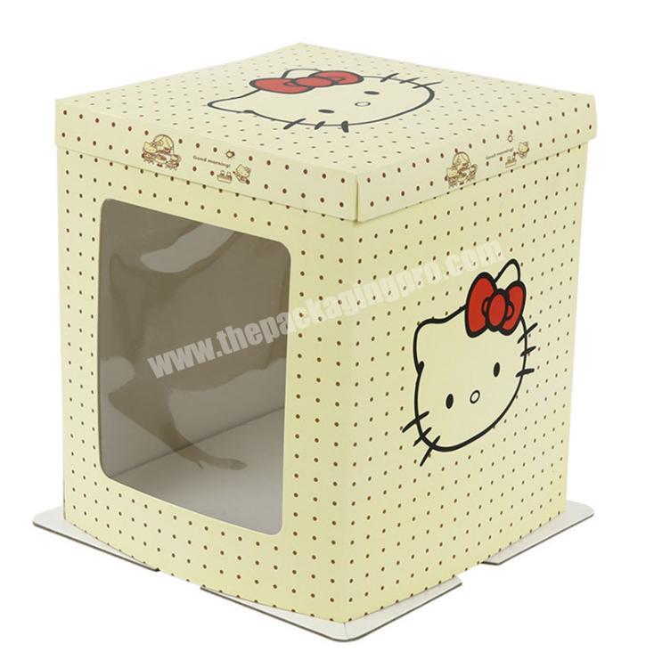 Best quality pp food box sextupe dvd pp box with sleeves cake gift box