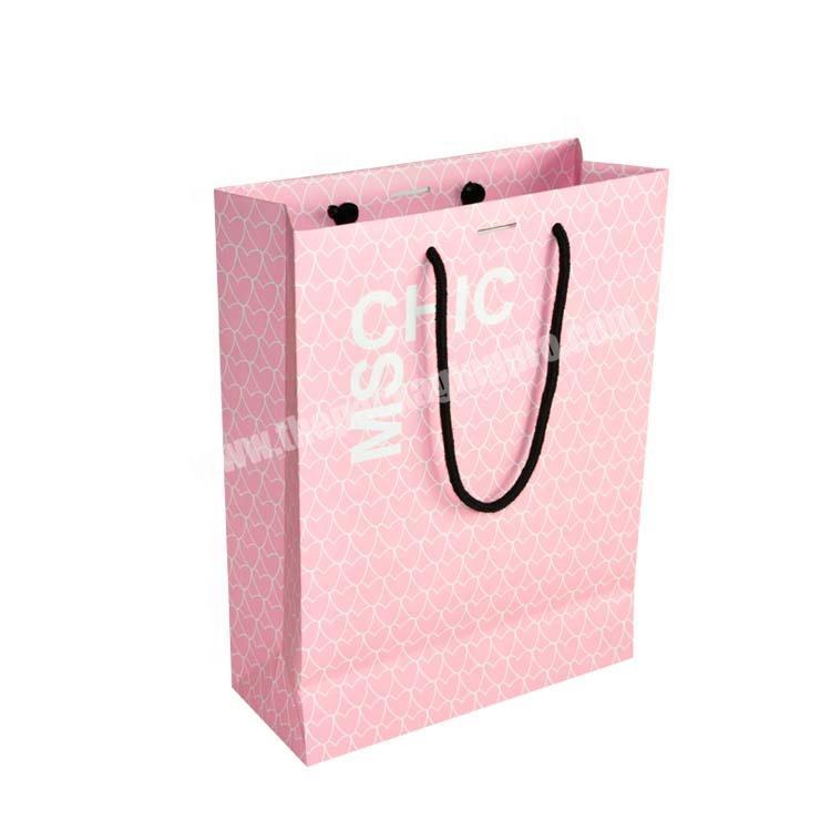 Best quality promotional china shopping kraft paper bag with handle
