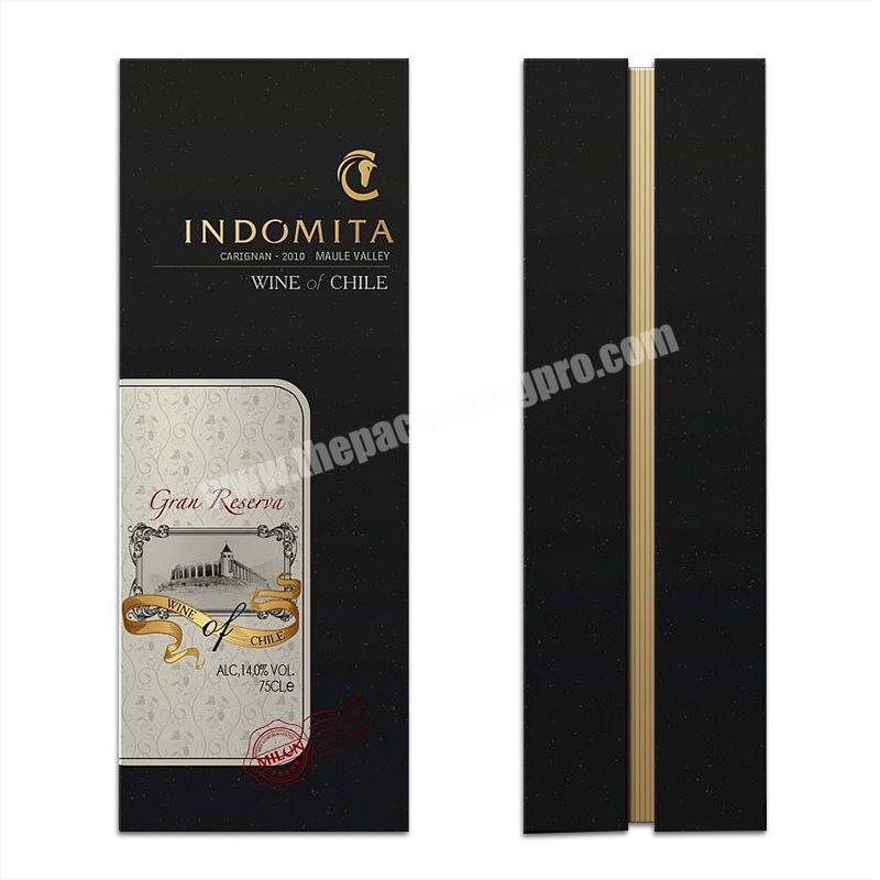 Best quality wine packaging box for red wine high quality wine cardboard packaging box