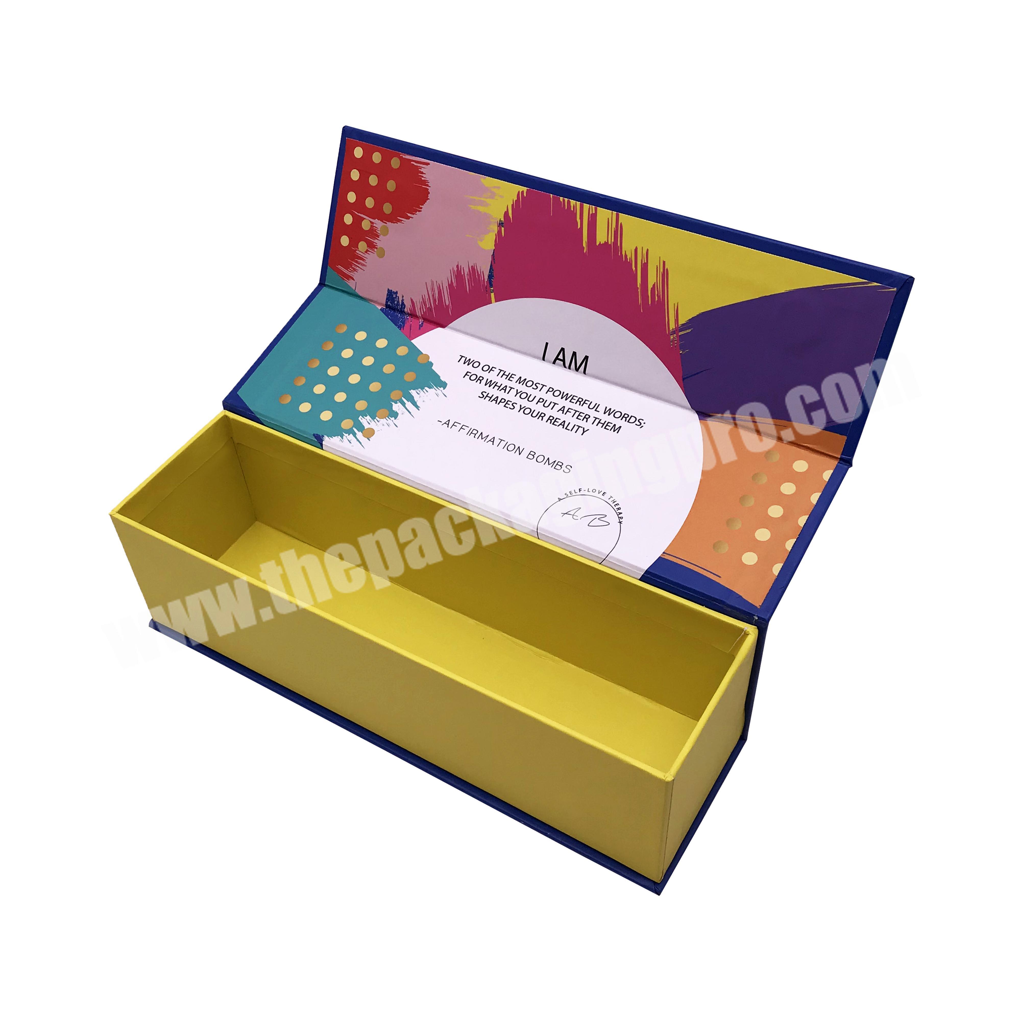 Best Quality yoga mat packaging wine chocolate paper magnetic gift boxes wholesale custom cardboard box