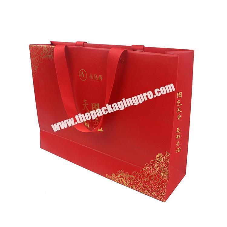 Best Sale Alcoholic Drink Gift Packing Bags Paper Bags With Logo Print