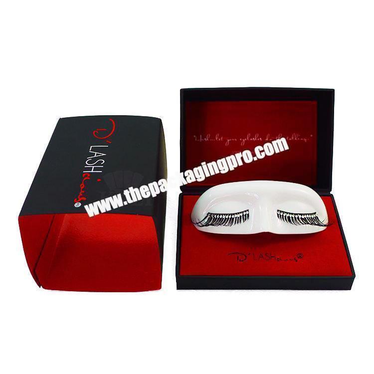 Best sale custom luxury cover cosmetics paper packaging best for eyelash extension
