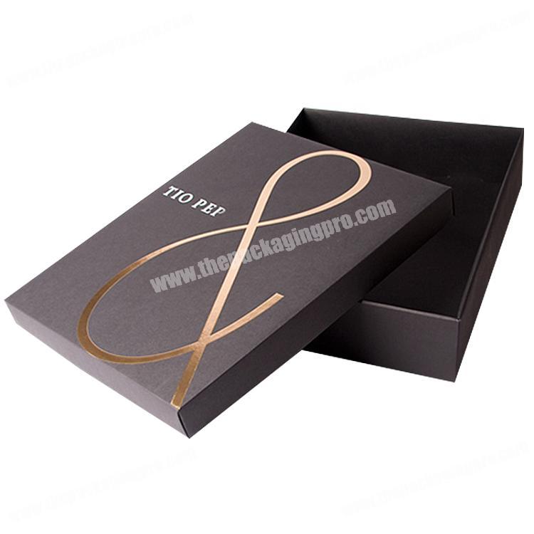 Best Seller Luxury Paper Custom Foil Stamping Men's Shirts Packaging Gift Box