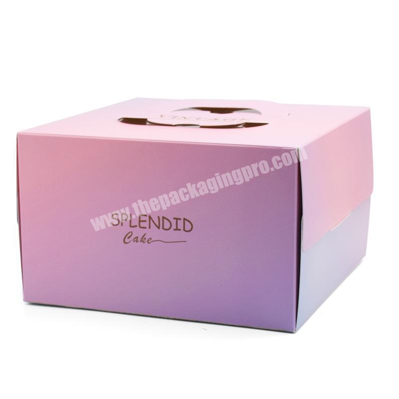 Best selling cake box with handle