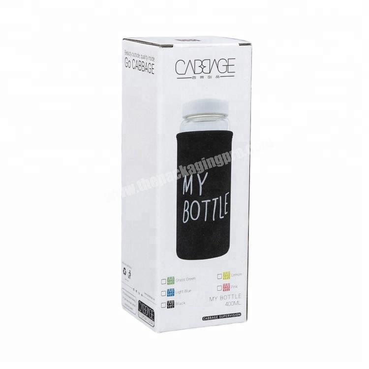 Best Selling Cheap Custom White Bottle Kraft Rectangle Gift Paper Boxes