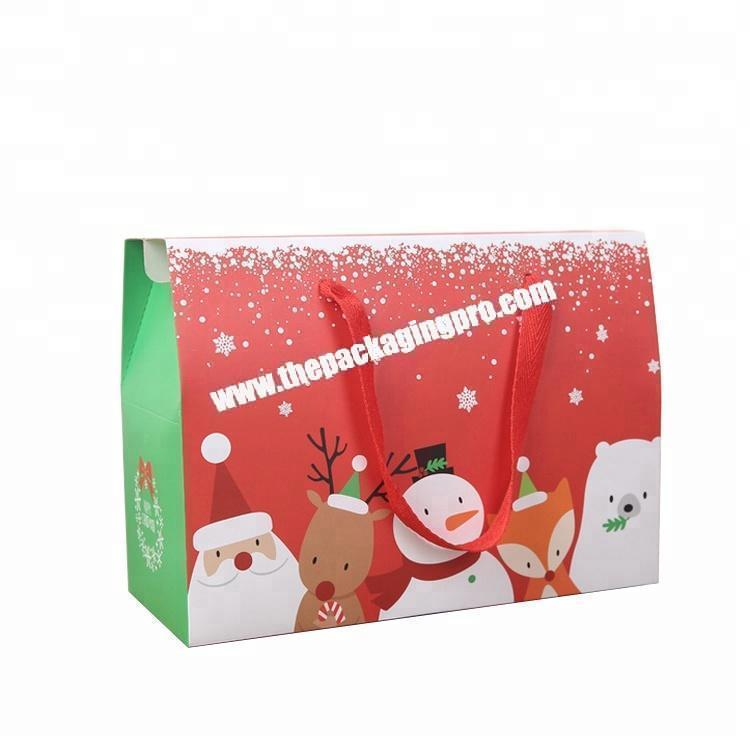 Best selling custom logo printed christmas cardboard jewelry gift boxes