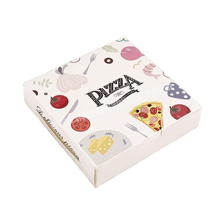Best selling items food grade disposable recycle pizza box custom printed pizza boxes pizza boxes 12 good price