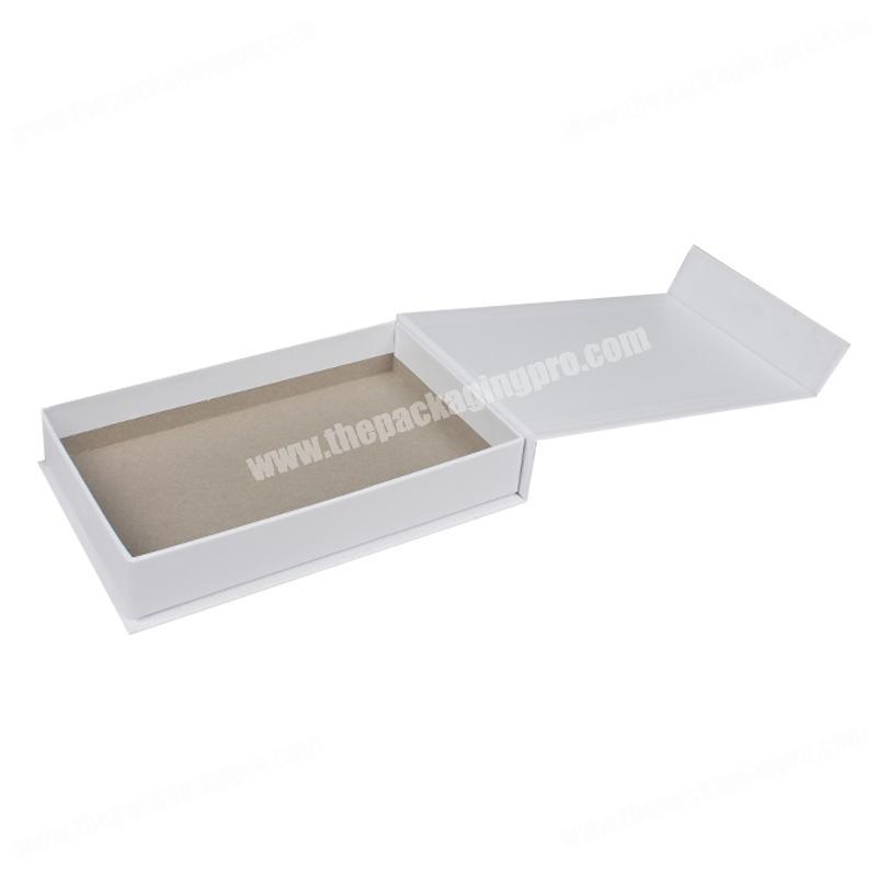 Best selling luxury cardboard paper white magnetic gift box