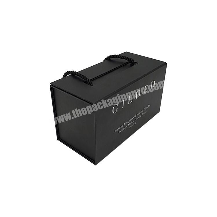 best selling products luxury large black folding paper box