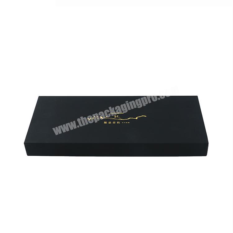 Big Black Cuboid Shape Premium Paper Decoration Keepsake Cardboard Box