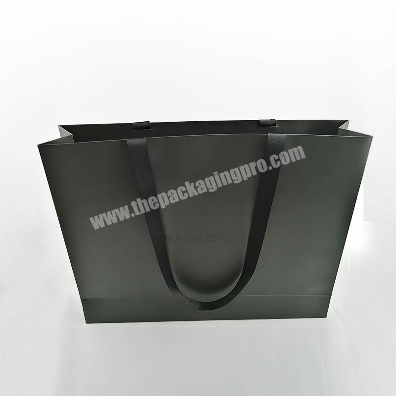 Big Discount Paper Shopping Bag With Matt Lamination Brand Name Retail