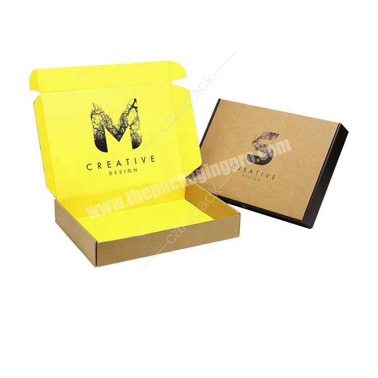 Biodegradable Clothing Packaging Custom Corrugated Foldable Mailer Packaging Box
