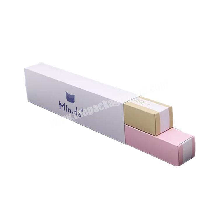 Biodegradable custom eyebrow pencil lipstick cosmetics packaging box