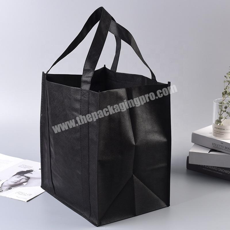 Biodegradable fabric strong handle grocery carry non woven tote bag