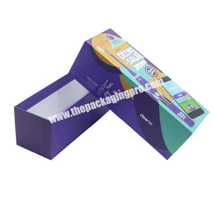 Biodegradable paper packaging gift box for tooth brush