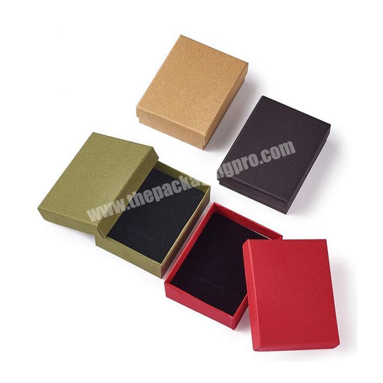 Biodegradable upper and lower lid box packaging creative packaging foldable box for gift Jewelry