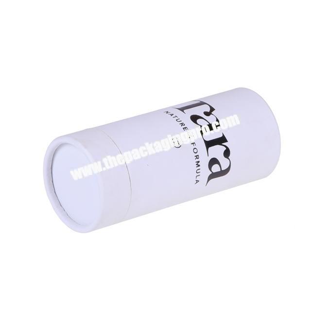 biodegradable white tube paper box for cosmetic containers