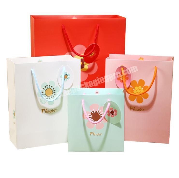 birthday gift packaging foldable paper bag fashion bags 2020