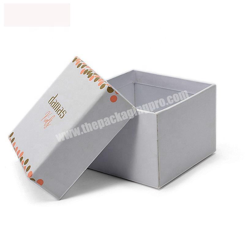Birthday Square Gifts Rigid Paper Small Decorative Packaging Box