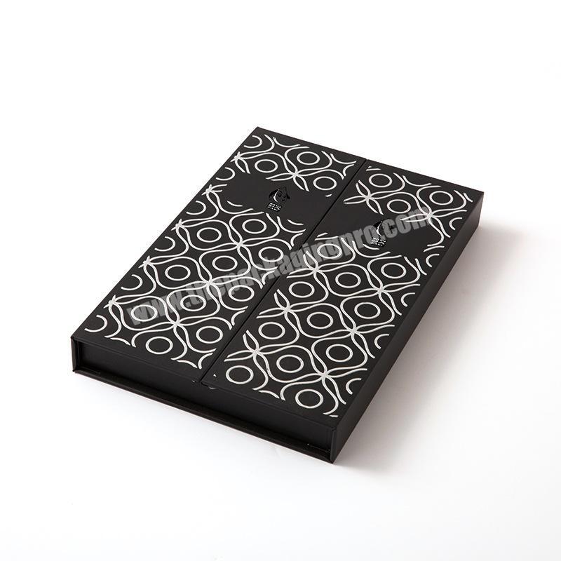black and white patterns for gift packaging with customized logo