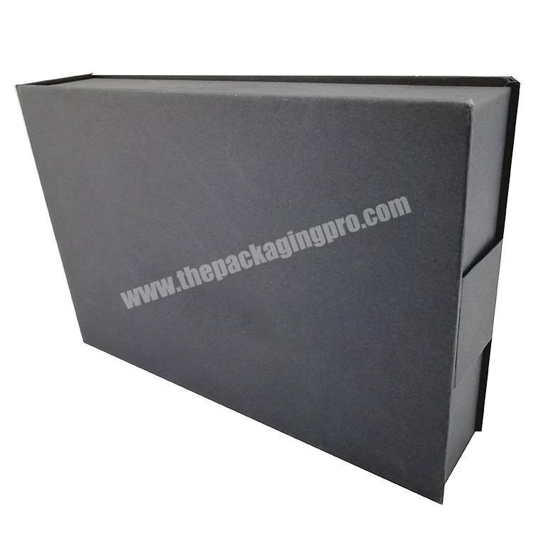 black book shape rigid mobile phone case packaging box cardboard paper box rigid cardboard box sponge  insert